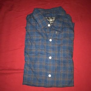 Brand new ladies Cotton Plaid Bonobos shirt